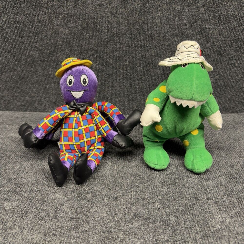 The Wiggles Dorothy The Dinosaur / Henry The Octopus Plush Working & Tested 2003